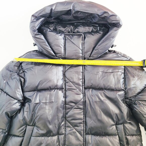 Gap Big Puff Cropped Black PrimaLoft Jacket BNWT - Size Large - Picture 13 of 15